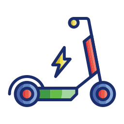 Electric Scooter Ícone