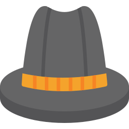 sombrero de copa icono