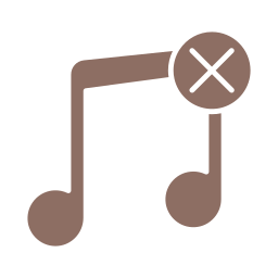 音楽なし icon