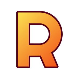 lettera r icona