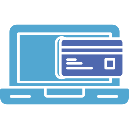 pago con tarjeta de crédito icono