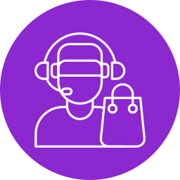 Customer service agent icon