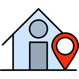 adres locatie icoon