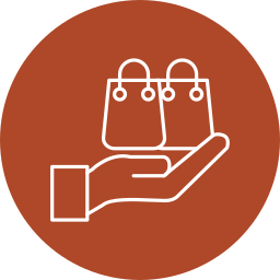 Shopping bag icon