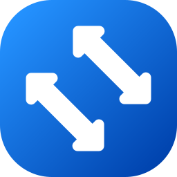 Left and right arrows icon