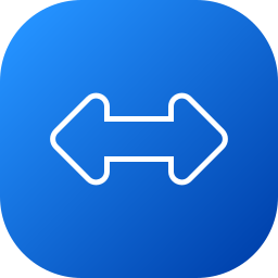 Left and right arrows icon