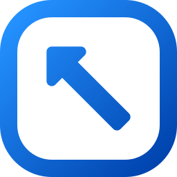 Up left arrow icon