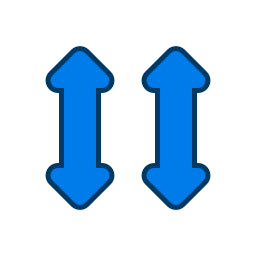 Up and Down Arrows icon