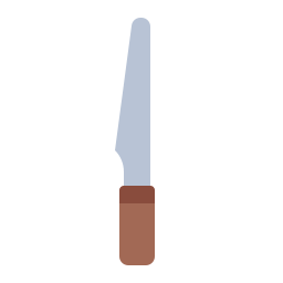cuchillo de desbarbado icono