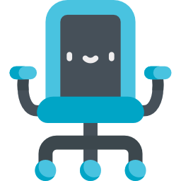 Office chair icon