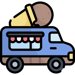Ice cream truck icon