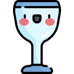 Crystal glass icon