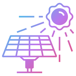 celle a energia solare icona