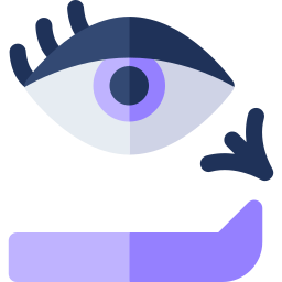 Fake eyelashes icon