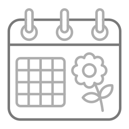 Spring calendar icon