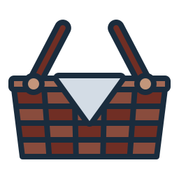 picknickmand icoon