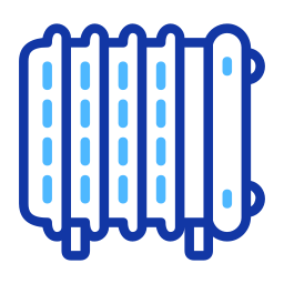 Electric radiator icon