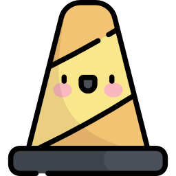 Traffic cone icon