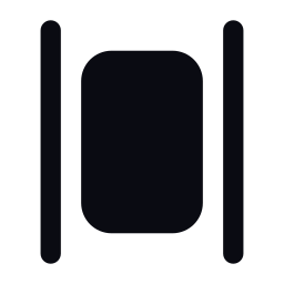 distribuir espaciado horizontal icono