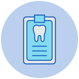 Historial dental icono