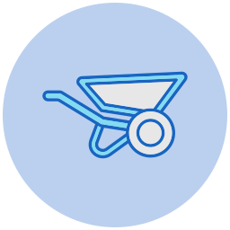 Wheel barrow icon