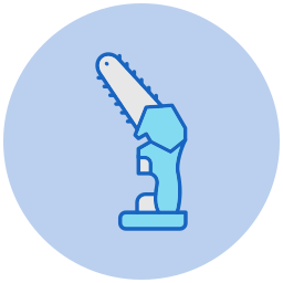 Electric saw icon