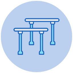 Parallel bars icon