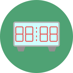 Digital clock icon