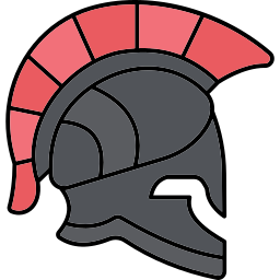 capacete romano Ícone