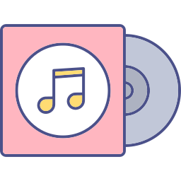 musique cd Icône