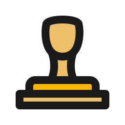 Rubber stamp icon