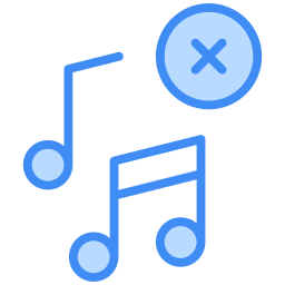 음악 없음 icon