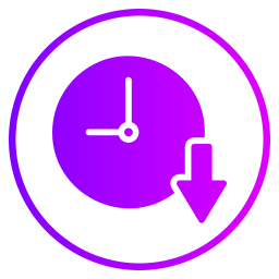 Reduce time icon