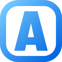 Letter A icon