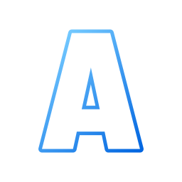 Letter A icon