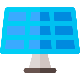 Solar panel icon