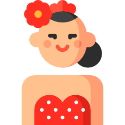 Flamenco dancer icon