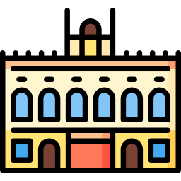koninklijk paleis icoon