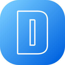 Letter D icon