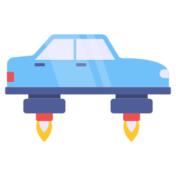 Flying car icon