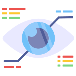 Cyber eye icon