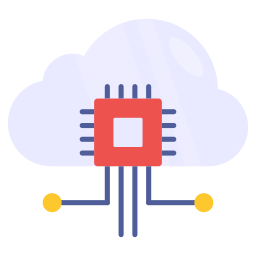 cloudverwerking icoon