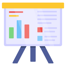 Business presentation icon