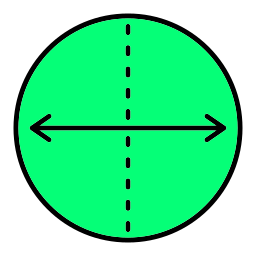 diametro icona