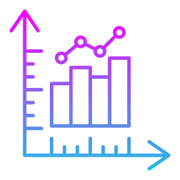 Graph bar icon