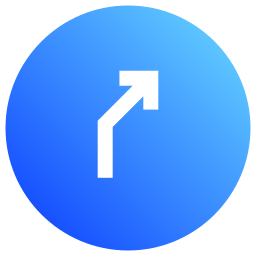 Turn right  icon