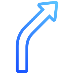 Turn right  icon