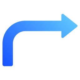 Turn right  icon