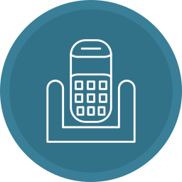 Cordless phone icon