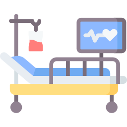 Hospital bed icon